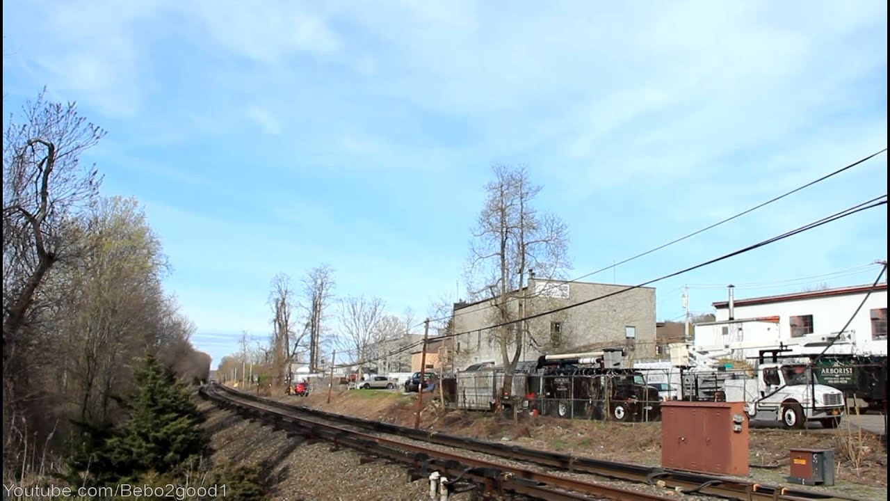 MNCR Harlem: 3 EMUs / Single Diesel at Bedford Hills, NY RR