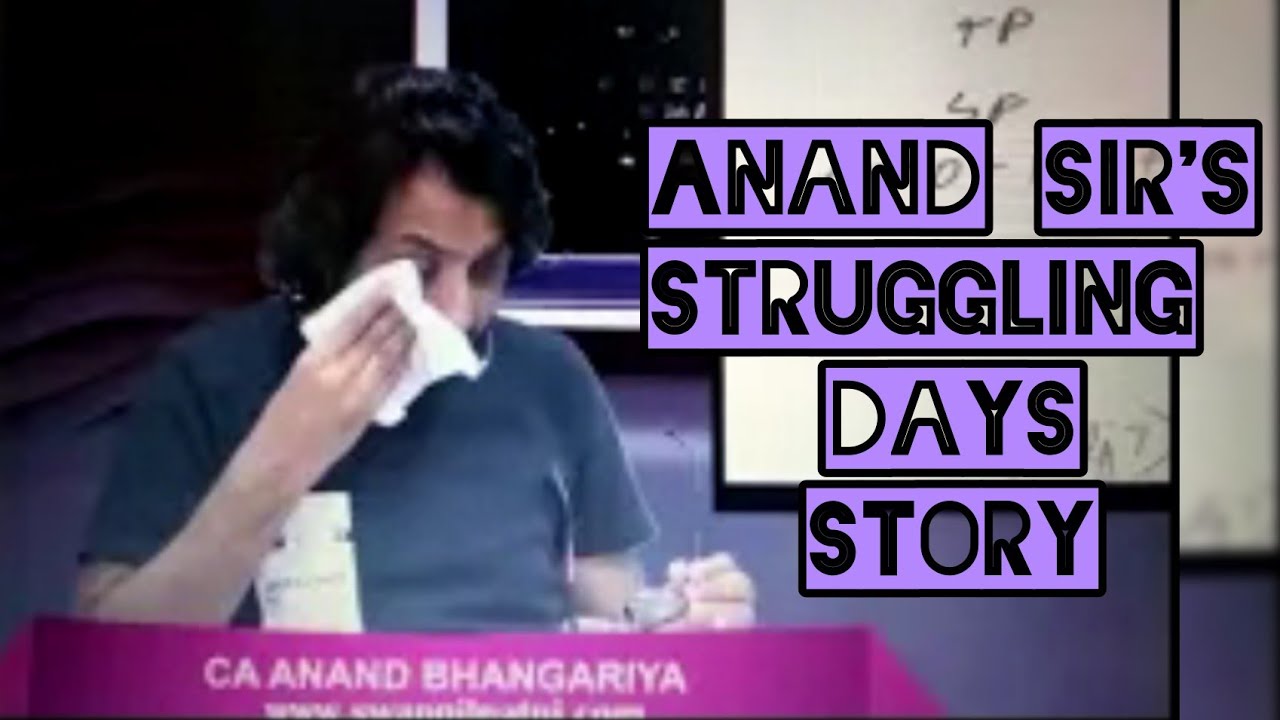 Anand sir CRY while telling his struggling days story | @Anandh Bhanggariya | #motivationalvideo |