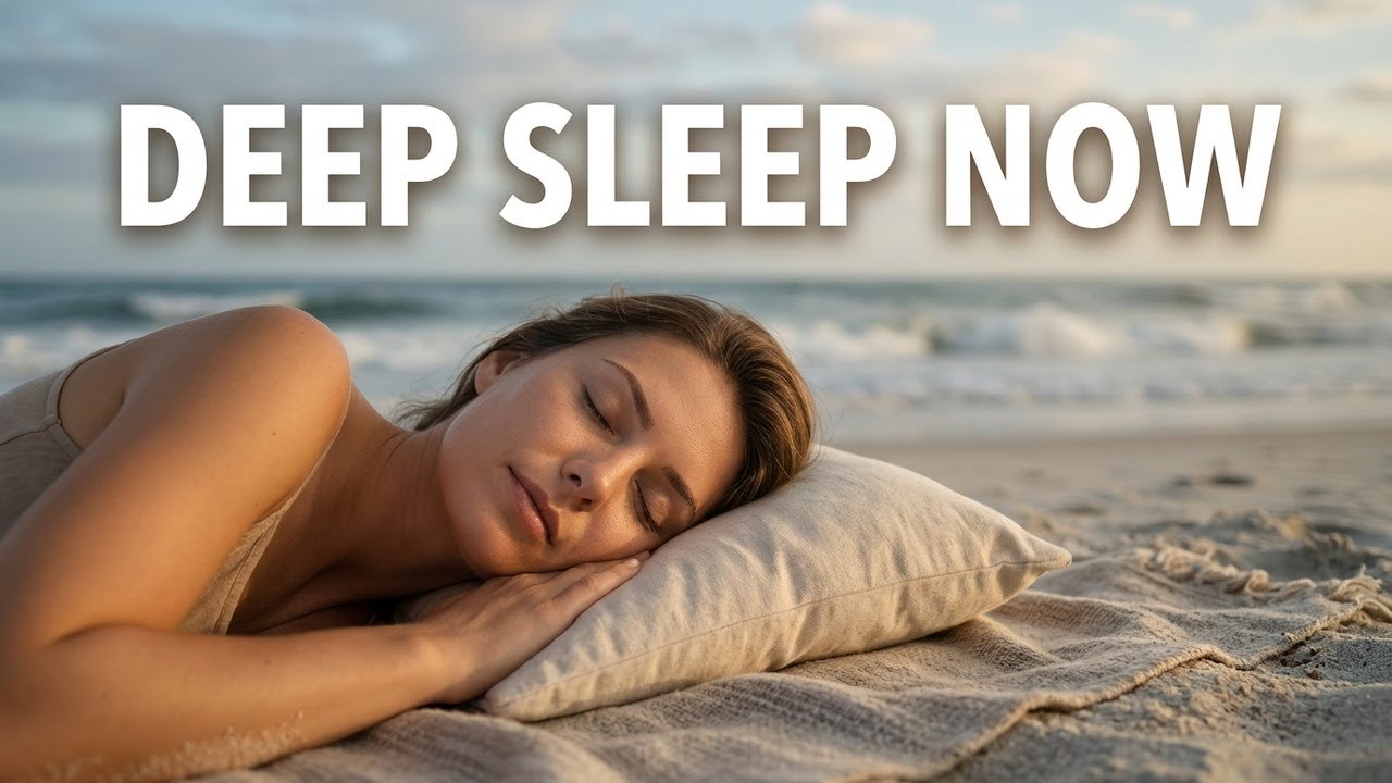 Ocean Sounds For Deep Sleep | Quiet Beach Day • 3 Hours
