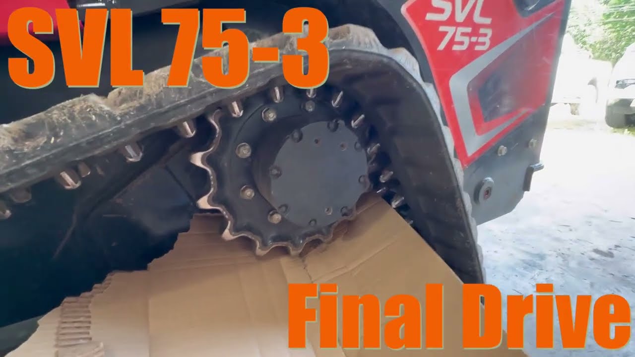 Kubota SVL 75-3 250 hour Travel Motor Gear Oil Change