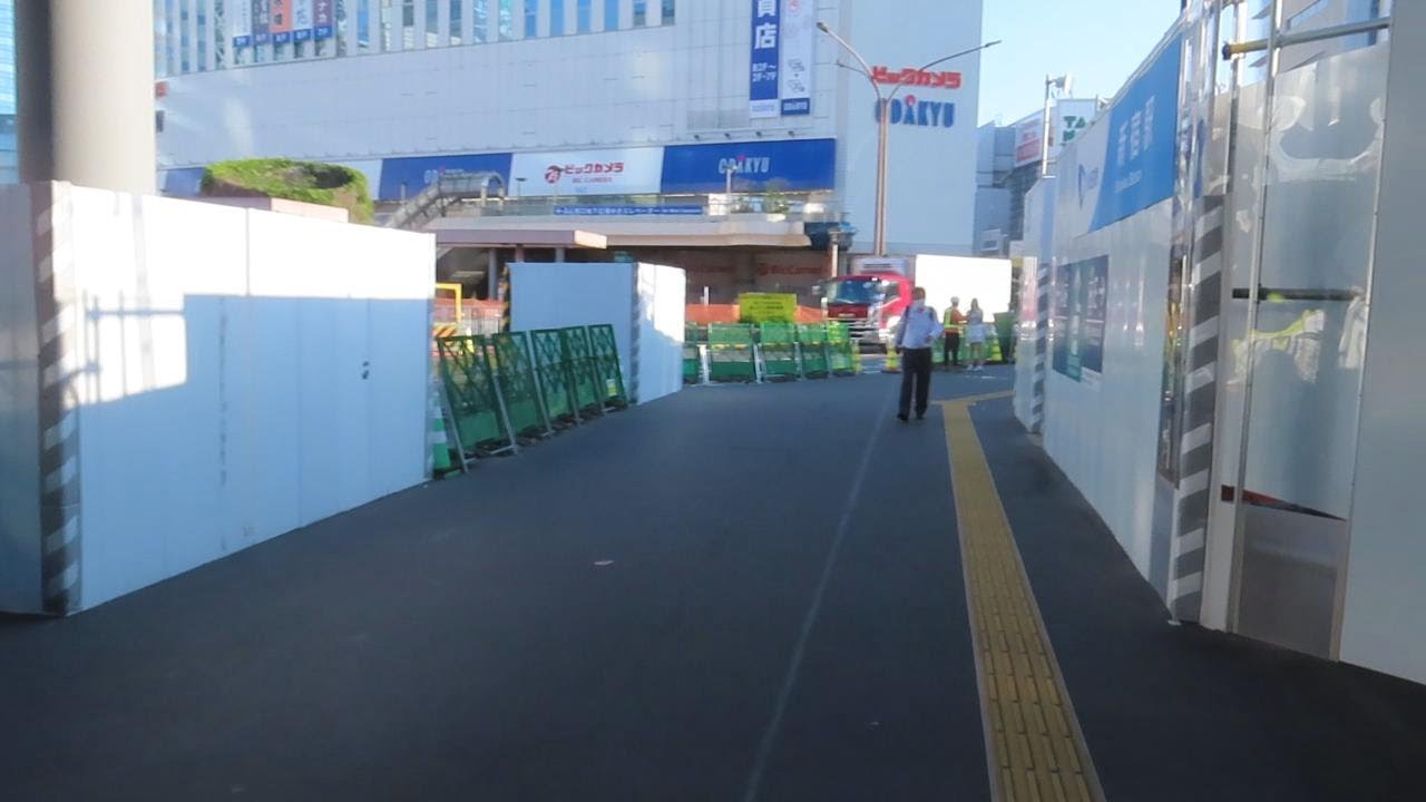 【新宿駅】中央線11.12番線立川方面）から西口地上出口