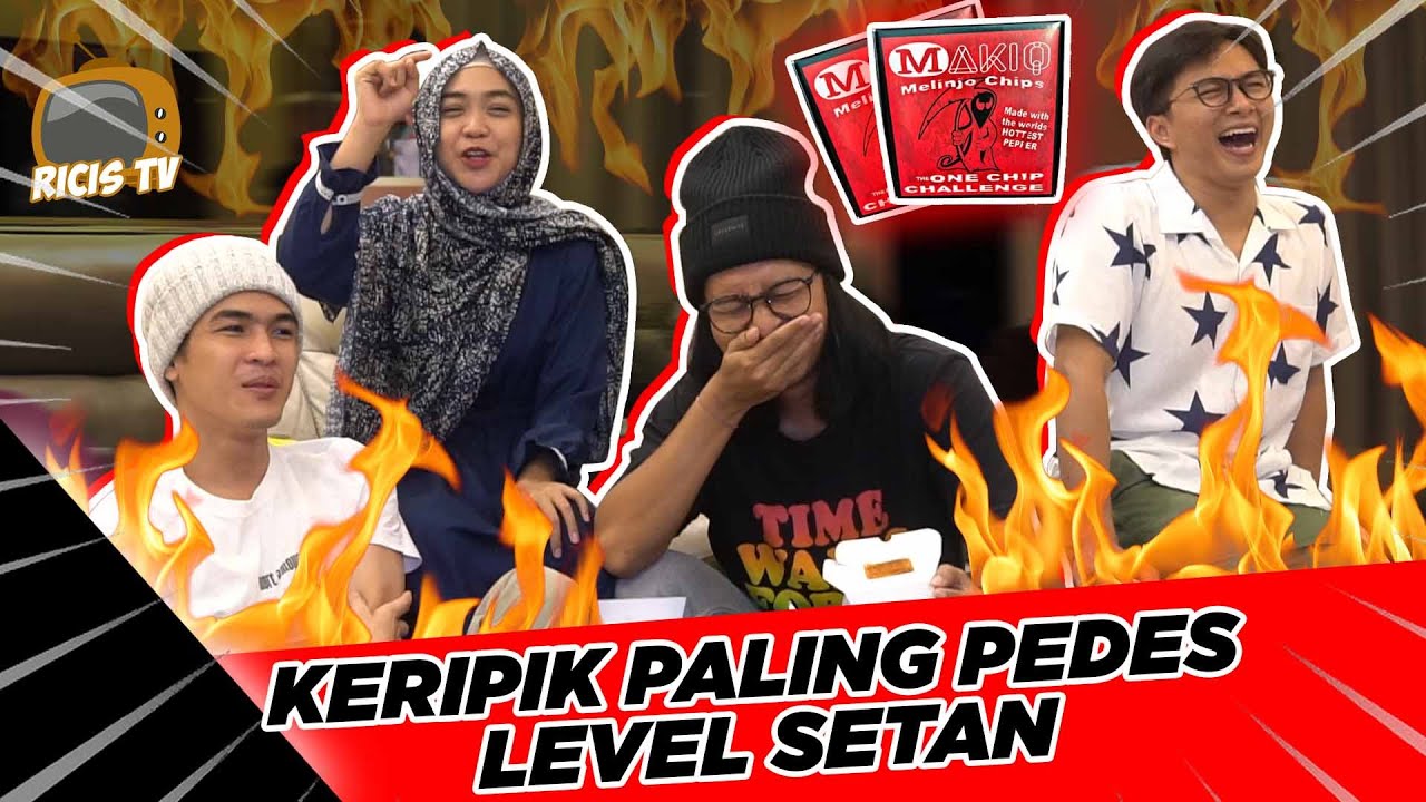 COBA KERIPIK PALING PEDES SE INDONESIA! Level Setan!