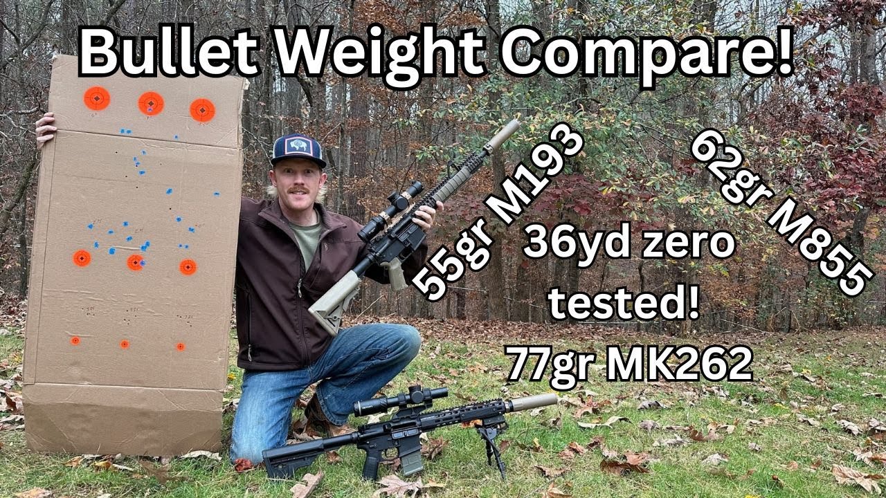 AR battle zero deep dive- bullet weight comparison
