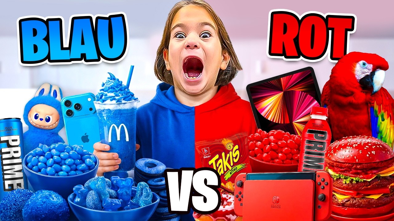 NUR die FARBE KAUFEN die man TRÄGT für 24 STUNDEN! 😱