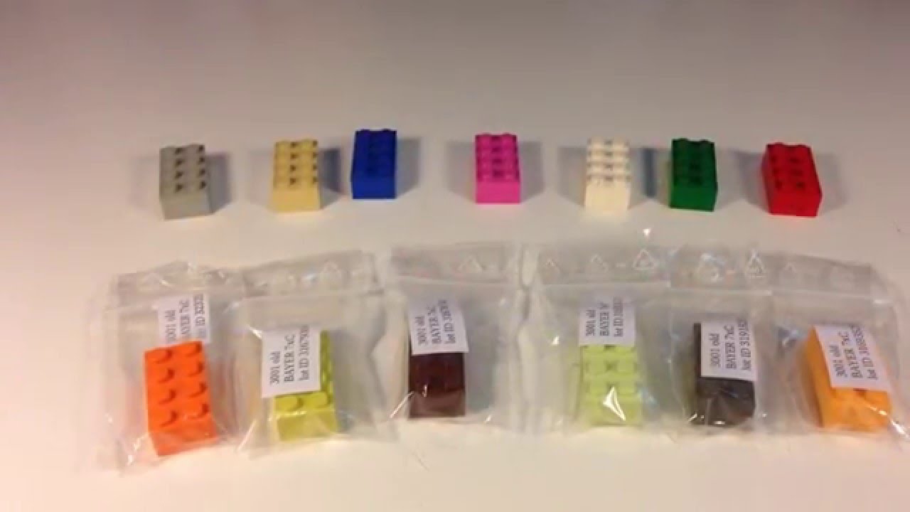 LEGO Element Daily -RARE Bayer Test Strike 7c 8c 2x4 Bricks - some unusual colors
