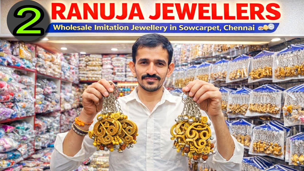 Chennai Biggest Wholesale Imitation Jewellery | Ranuja Jewellers | Finger Rings, Bracelets & Chains