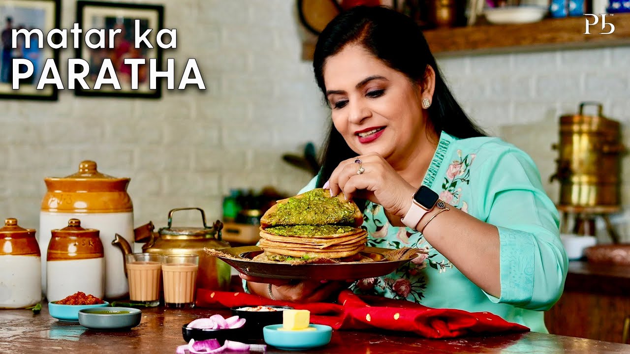 Matar Ka Paratha I Matar Malai Paratha I हरे मटर का पराठा I Pankaj Bhadouria
