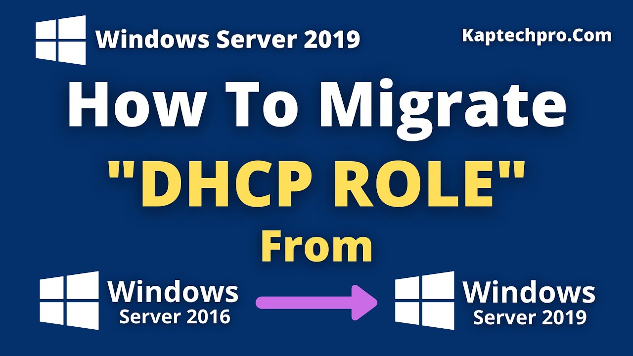 Миграция DHCP с Windows Server 2016 на Windows Server 2019
