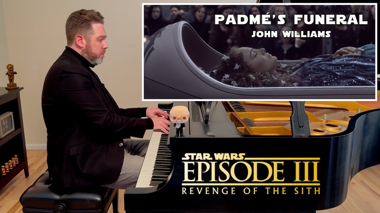 John Williams: Padmé's Funeral | Revenge of the Sith (piano cover with film)