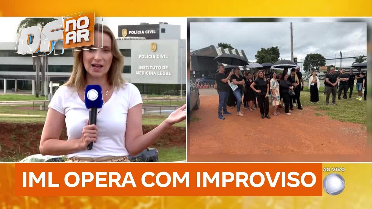 Crise no IML de Brasília: Defesa Civil auxilia na remoção de corpos | DF no Ar