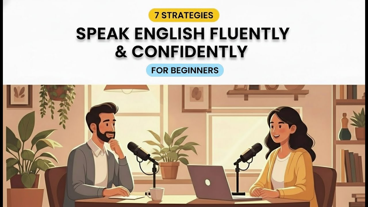 How to Speak English Fluently and Confidently | 7 Powerful Strategies | English Speaking Practice