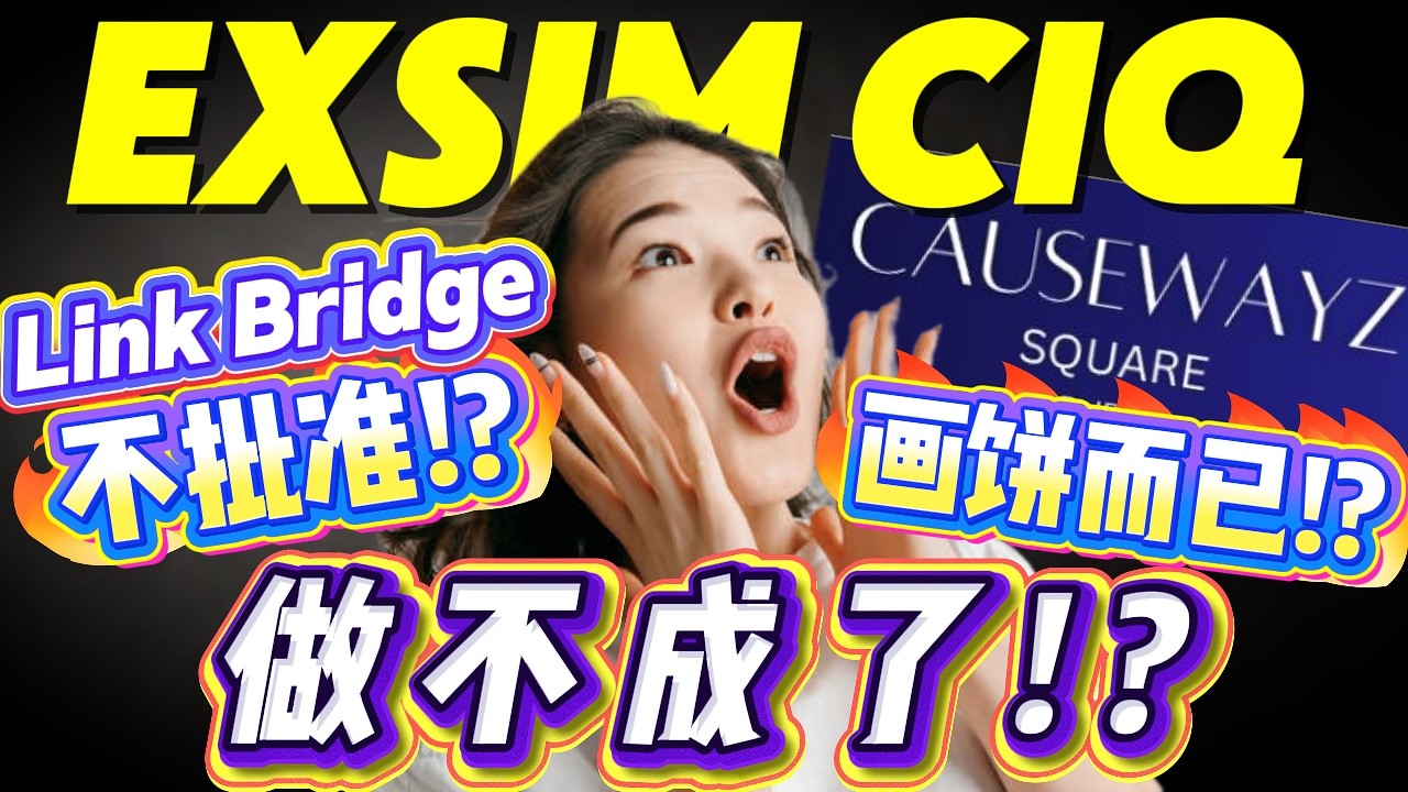 ⚠️都说Exsim CIQ Link Bridge只提交！没批准！超担忧！？ 没有就没有价值了！！揭开JB 新山附近的Causewayz Square 联侨真实性！投资马来西亚柔佛RTS注意了！