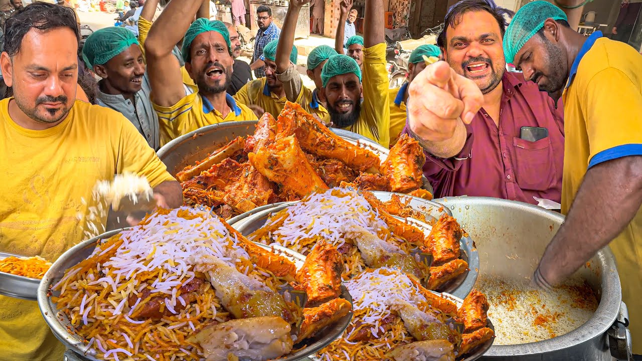 Karachi&rsquo;s Most Popular Ghousia Nalli Biryani | Authentic Street Food Experience | Must-Try Biryani!