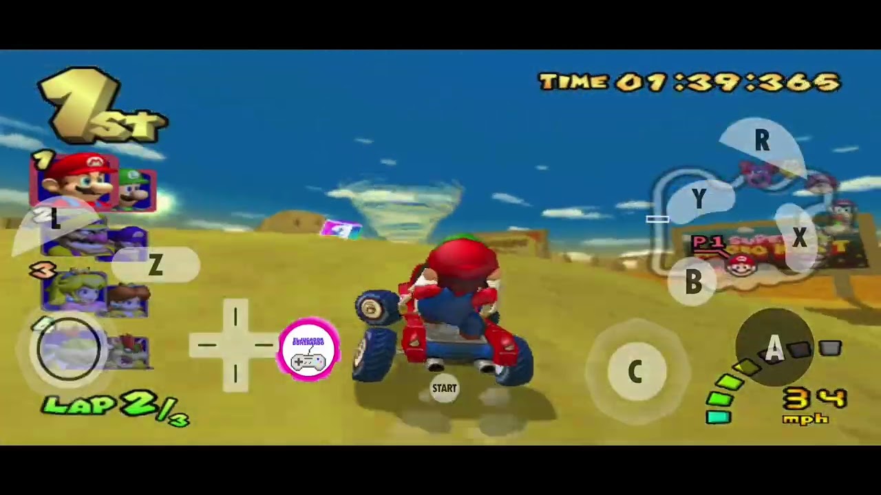 MARIO KART Double Dash!! (7ČARRERA) #mariokart #eljugadordominando92