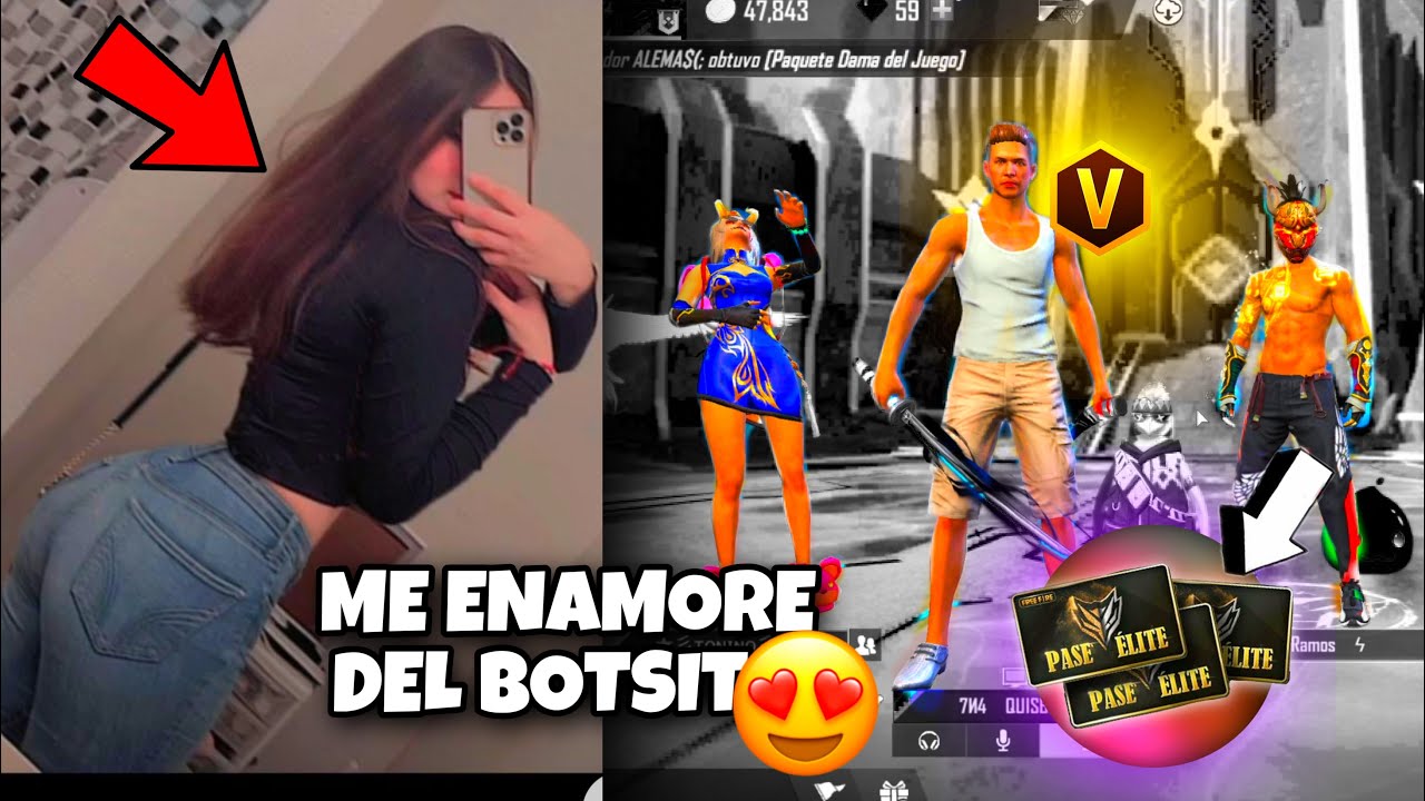 NOVIOS VETERANOS ME REGALAN EL PASE ELITE POR SER BOT😭SU NOVIA SE ENAMORA DE MI!!😨😔
