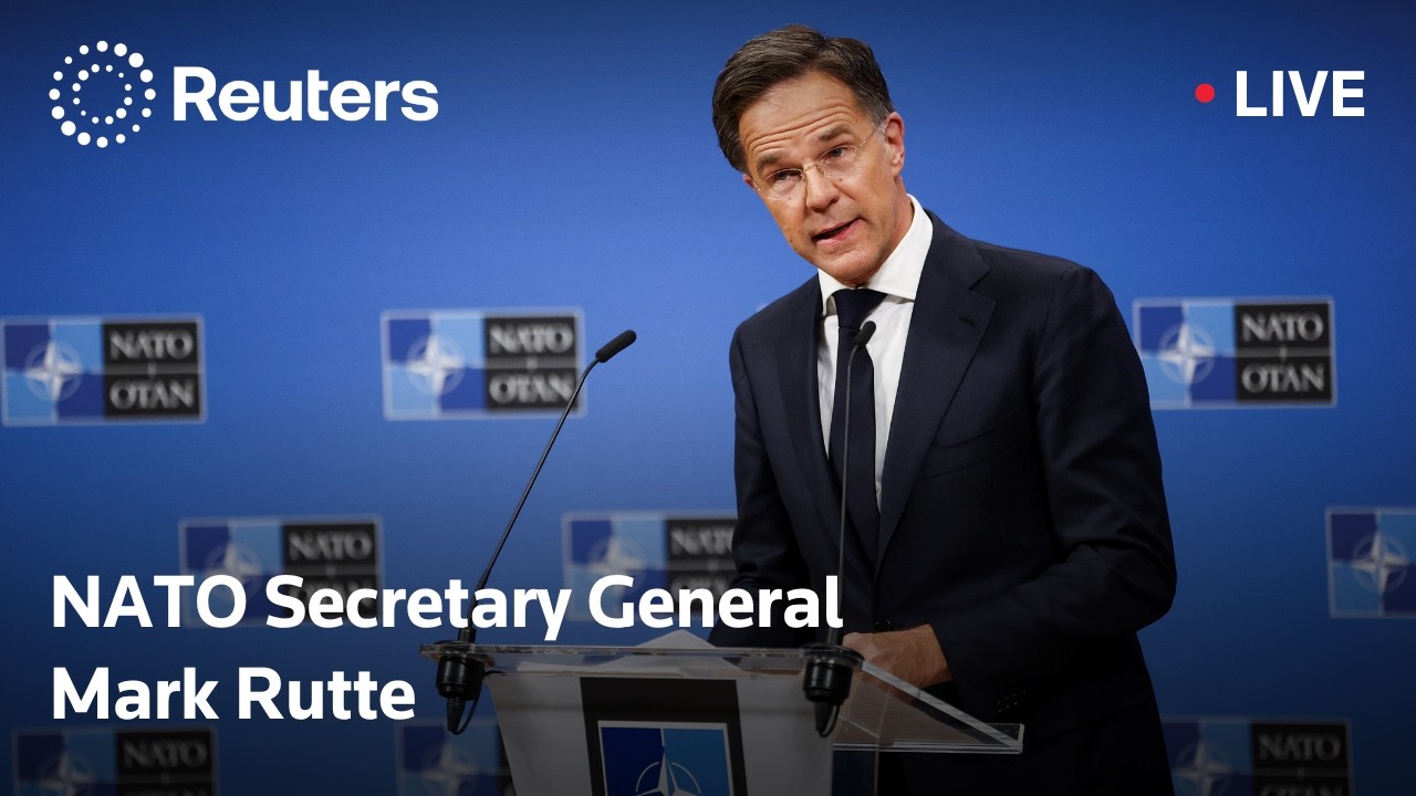 LIVE: NATO Secretary General Mark Rutte holds press conference