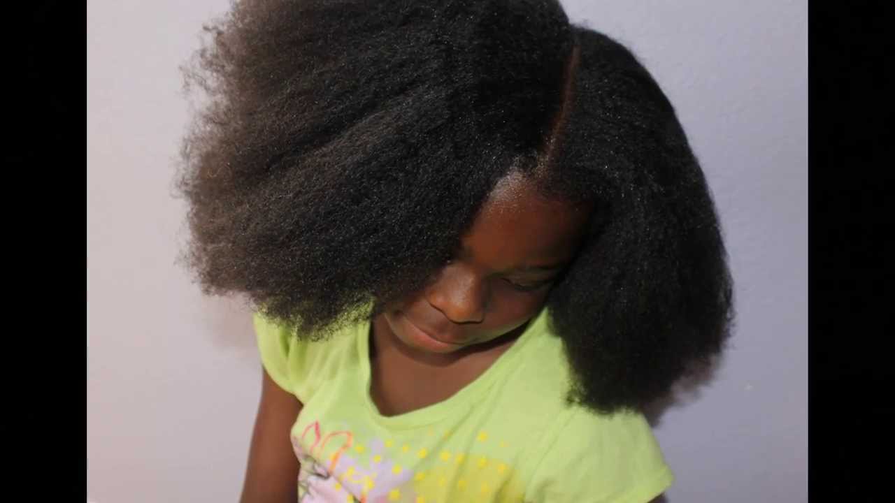Blow Drying Natural Hair Using Tension Method : Big Sis's 1st Time