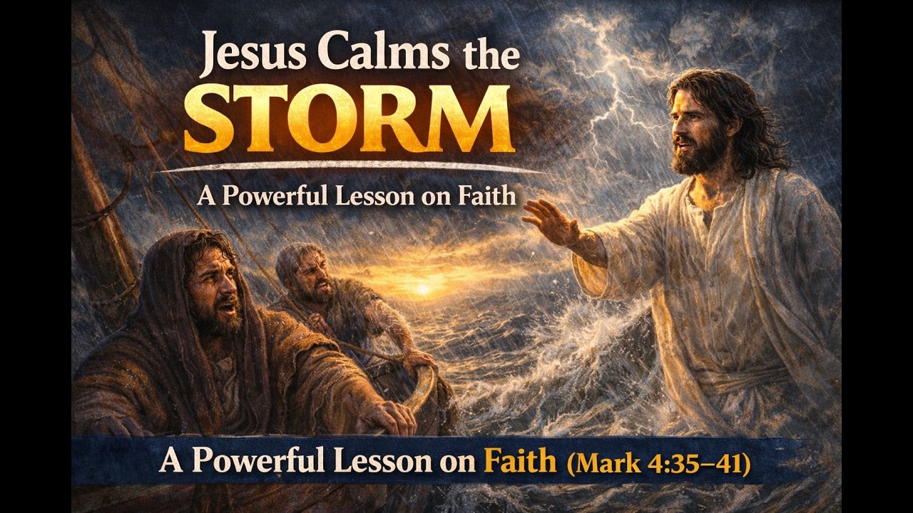 Jesus Calms the Storm | A Powerful Lesson on Faith (Mark 4:35–41)