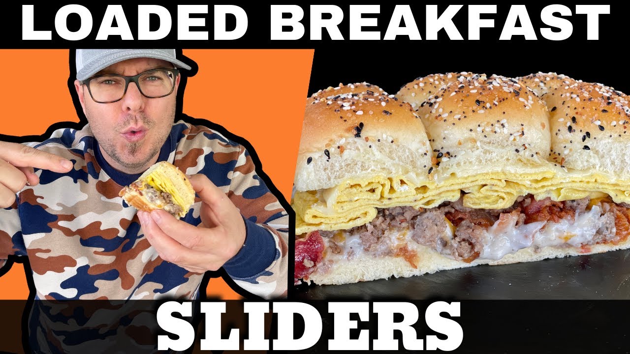 Breakfast Sliders on the New Weber Griddle
