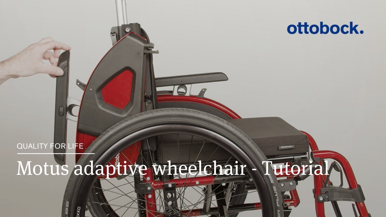 Motus adaptive wheelchair - Adjust arm support, leg support and anti-tipper | Ottobock