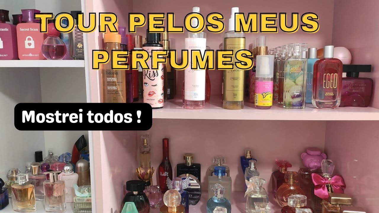 Tour pela minha coleção de perfumes ✨ mostrei todos nesse video #perfumes #tour