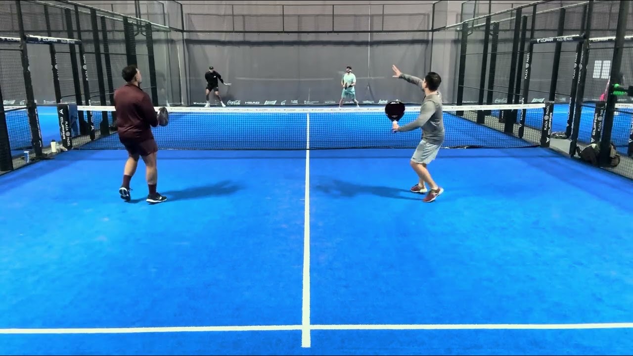 PADEL SET 2 ! Romano/Sergio VS Yannick/Lars