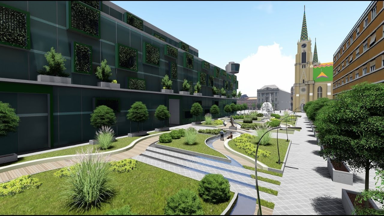 Konkursno rešenje uređenja Centra Novog Sada - NOVI START 2021