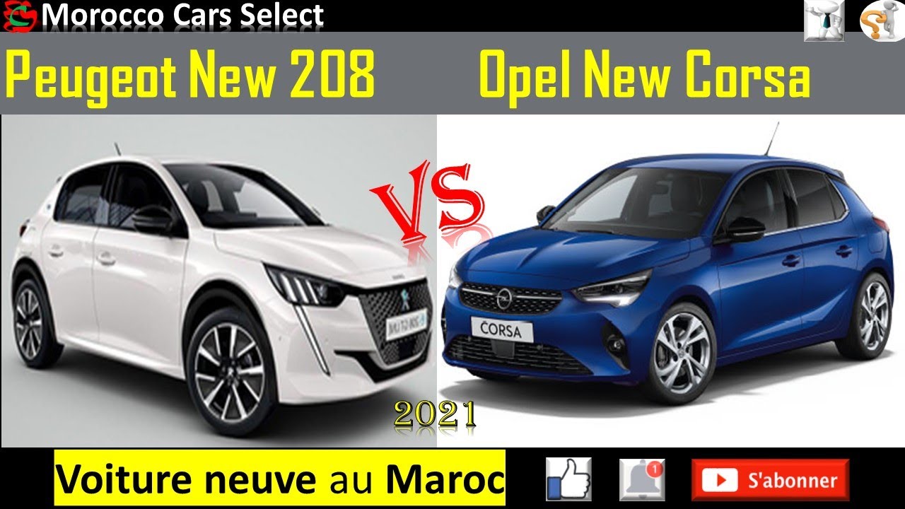 Peugeot New 208 2021 VS Opel New corsa 2021