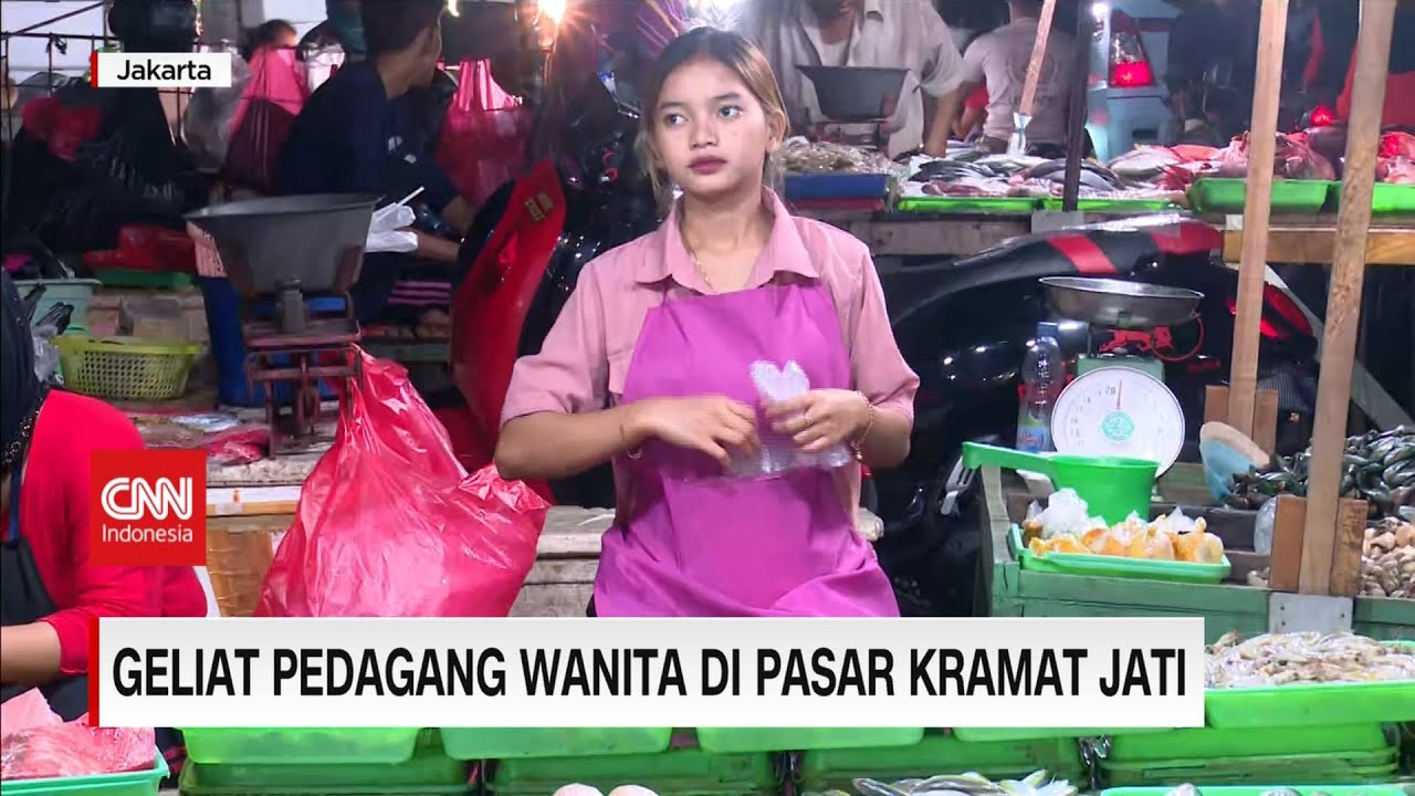Geliat Pedagang Wanita di Pasar Kramat Jati