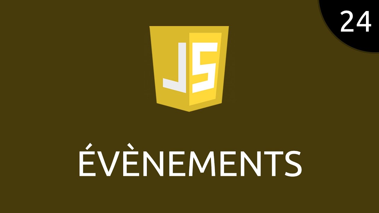 JavaScript #24 - évènements