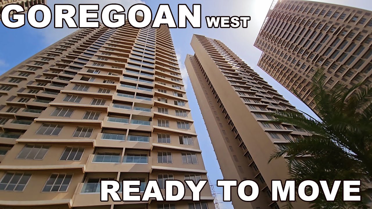 BALCONY FLATS | GOREGOAN | 2 BHK: 881 - 932 | 3 BHK: 997 - 1446 | READY TO MOVE | ☎️8329143758