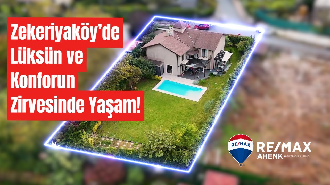 Satılık Lüks Villa Zekeriyaköy: Garanti Koza 6A, Doğa Manzaralı ve Havuzlu #zekeriyaköy #lüksevler