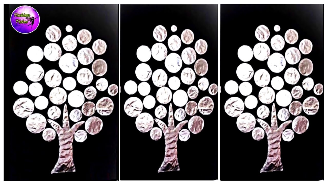 Aluminium foil craft | foil paper craft  | fashion pixies | foil art | craft work | art and craft