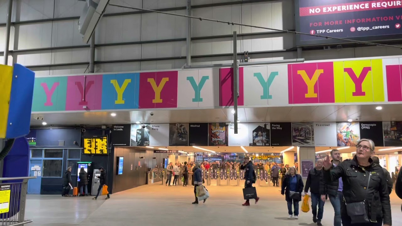 Leeds Station Announcements Saturday 23.10.2021