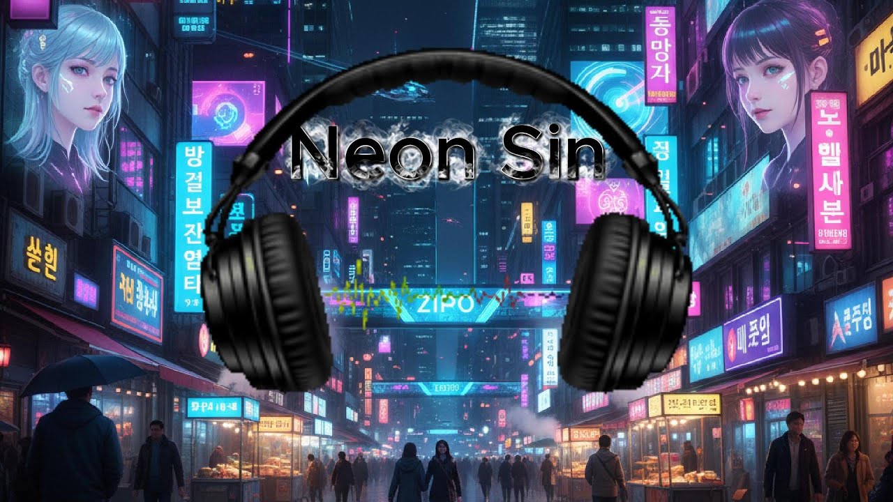 Neon Sin – AI Korea Artist | Korean & English AI Song