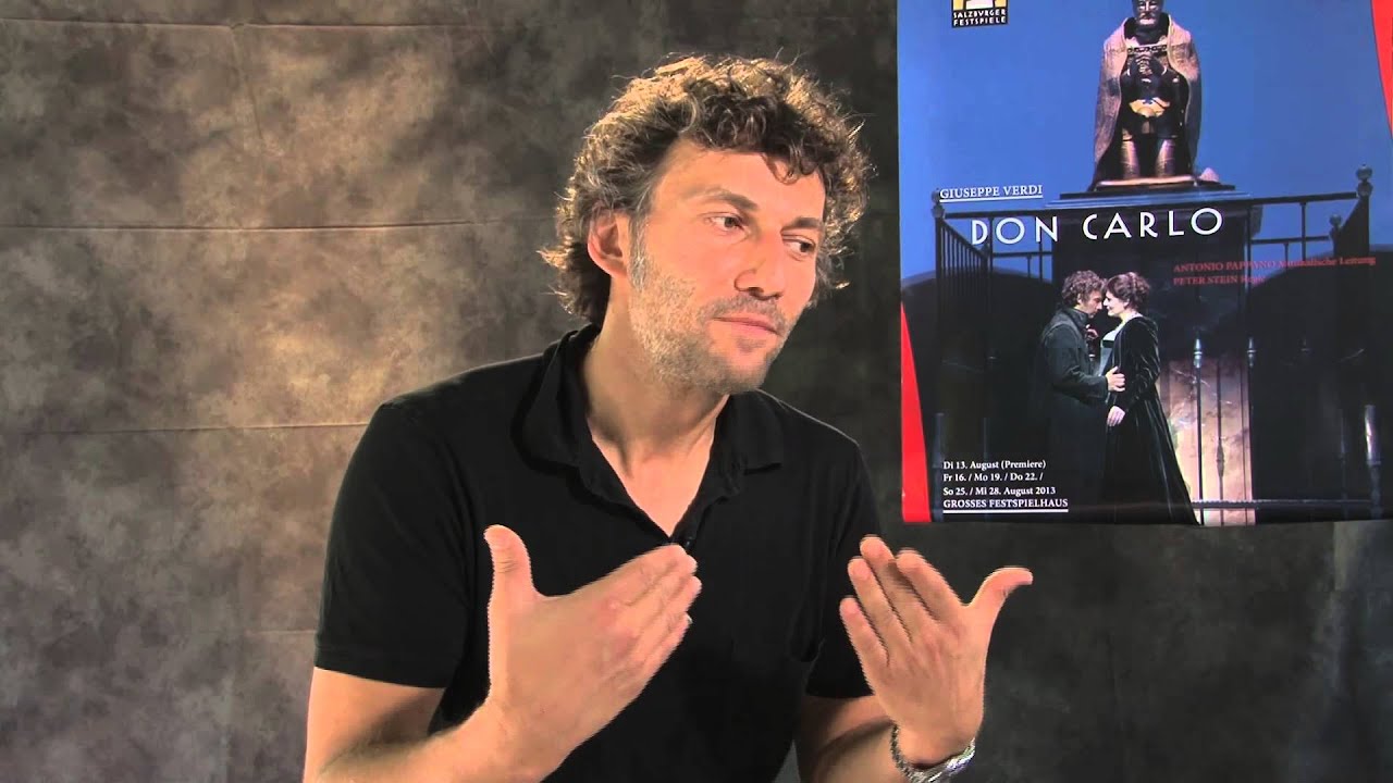 Jonas Kaufmann recounts Don Carlos (Salzburg Festival 2013)