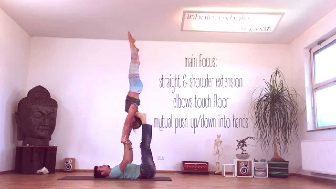 AcroYoga Tutorial - H2H PROGRESSION - Julia & Pascal Weis