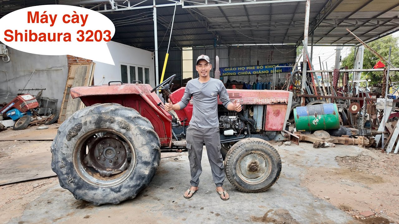 Máy cày shibaura 3203 máy dân dùng có chút lỗi lầm nên chủ xe thanh lý giá rẻ lhe0377657757