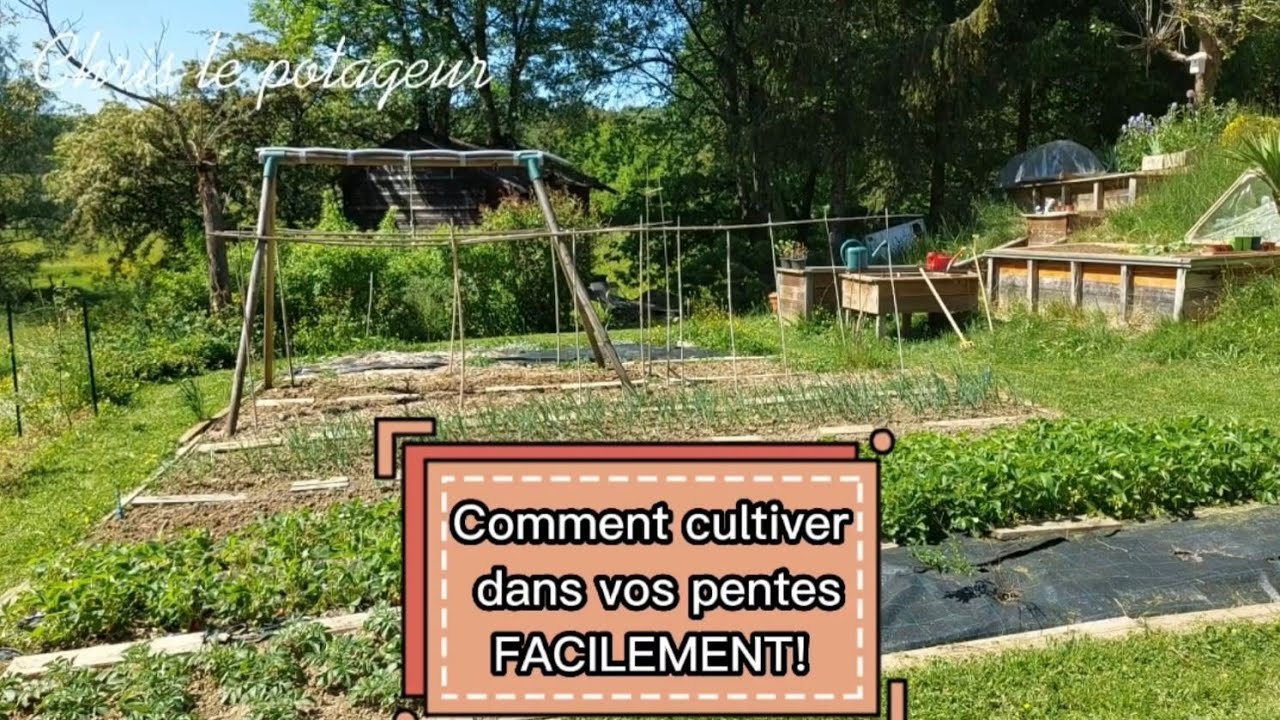 Comment cultiver dans vos pentes FACILEMENT !