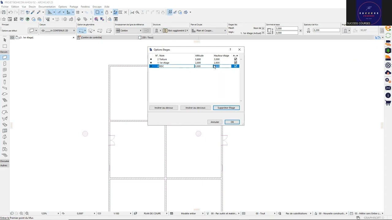 Comment Bien Paramétrer les Niveaux d’Étage dans ArchiCAD ?