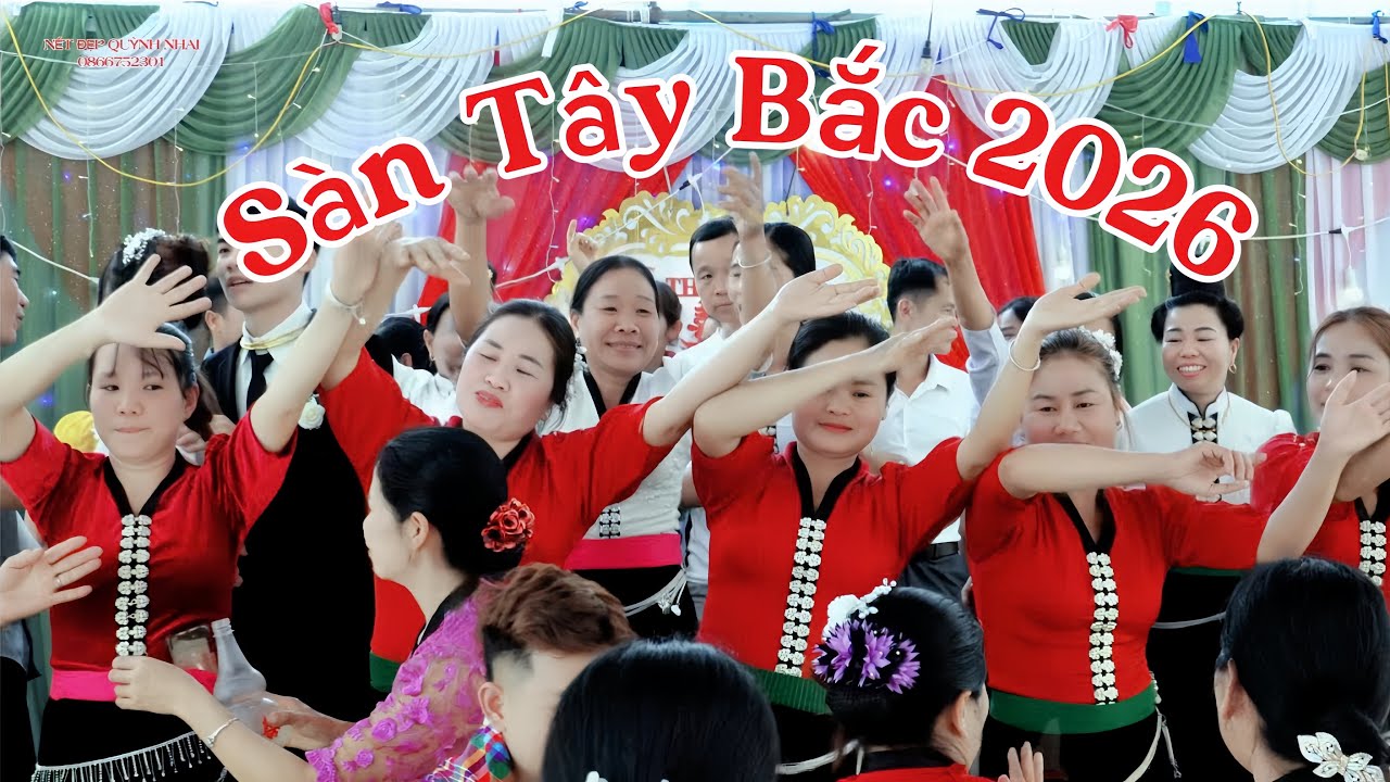 NHẠC SÀN TÂY BẮC | CÙNG CHỊ EM NHẢY MỪNG LTH VĂN TUẤN HỒNG THẮM BẢN QUYỀN MƯỜNG CHIÊN