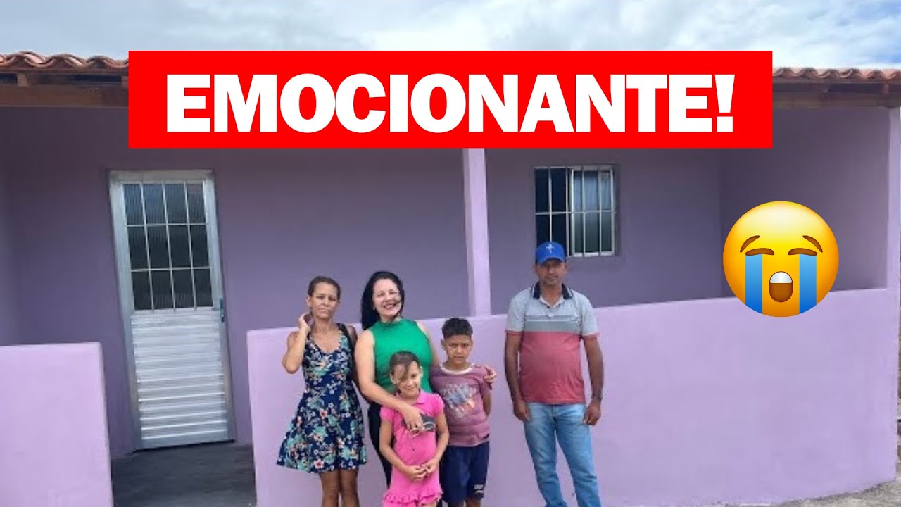 EMOCIONANTE A ENTREGA DA CASA DE CLEMILDA! 😭
