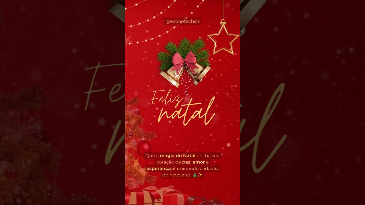 A EconoTech Slz deseja a todos um Feliz Natal💜🎉 #econotechslz #Natal #feliznatal #merrychristmas