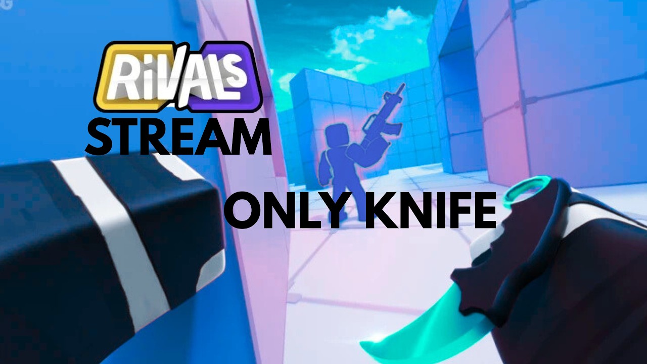Ending stream when i hit 5000 kills on knife! #rivals #roblox #gaming #live