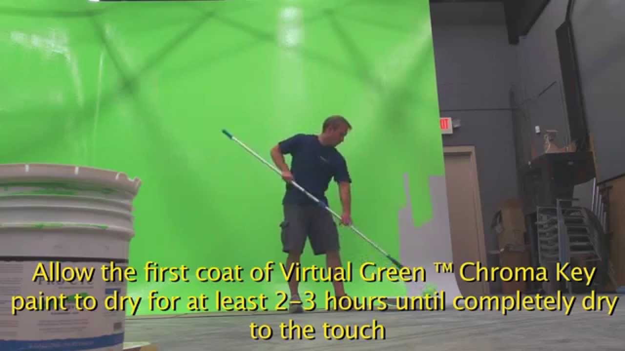 How to Paint a Green Screen Chroma Key Wall with Green Screen Paint