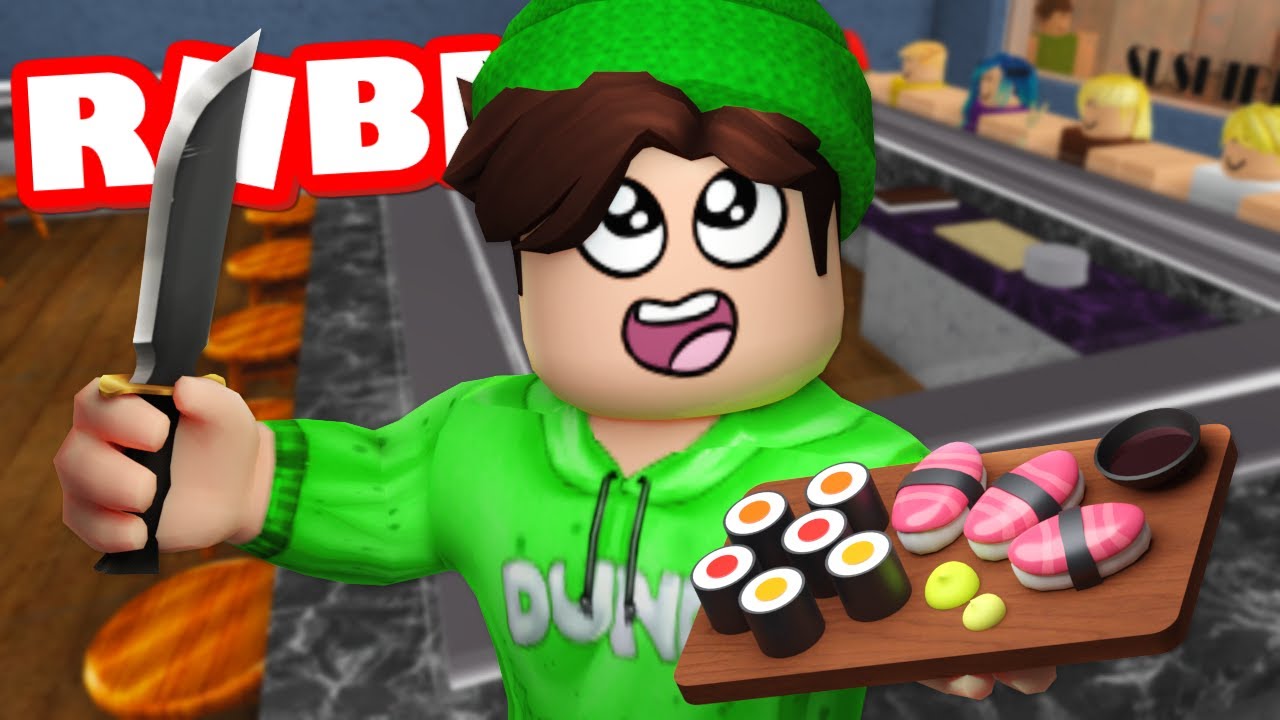 Laga sushi för att RÄDDA restaurangen i Roblox!