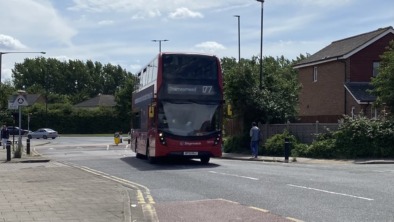 Stagecoach Bus Route 177@13079/BF15 KGJ (Thamesmead Town Centre - Peckham)
