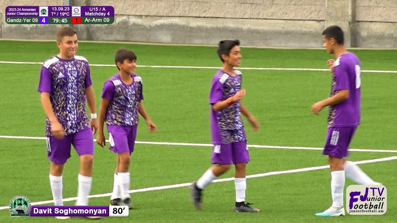 Gandzasar-Yerevan 09 (4-1) Ararat-Armenia 09 (13.09.23) 2023-24 AJC U15/A, Matchday 4