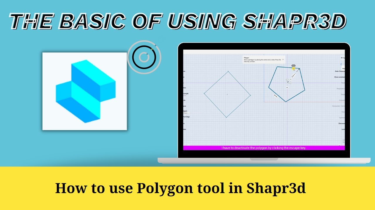 How to use Polygon tool in Shapr3d