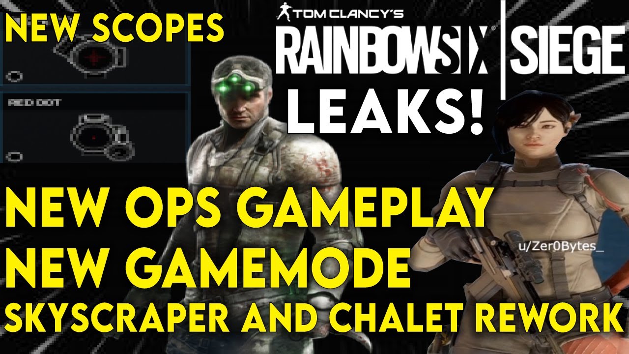 R6 Leaks GAMEPLAY Season 4! SKYSCRAPER REWORK (New ops, NEW SIGHTS, New elites, New uniforms)